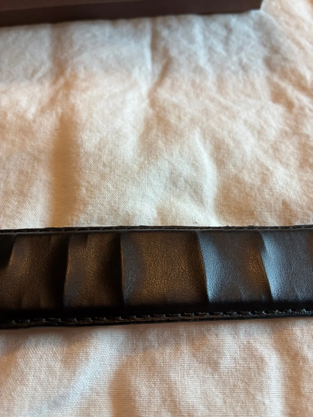 Silpada Black Leather Belt with Silver-Tone Buckle - Picture 4 of 4